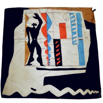 Foulard en soie Le corbusier, Modulor