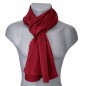 Echarpe en soie bordeaux Echarpe en soie bordeaux