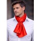Echarpe en soie rouge Echarpe en soie rouge