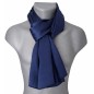 Echarpe en soie bleu marine Echarpe en soie bleu marine