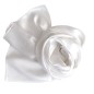 Echarpe en satin de soie blanche Echarpe en satin de soie blanche