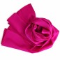 Echarpe en soie rose fuchsia