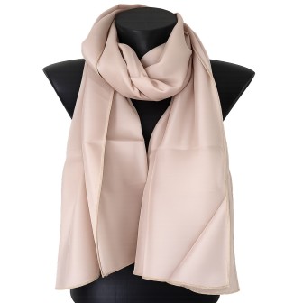 Echarpe en soie chair