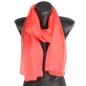 Foulard mousseline soie pêche fabriqué en France