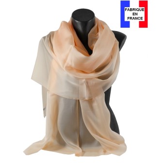 Etole cérémonie en soie champagne fabriquée en France