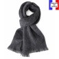 Echarpe mohair Mylène grise fabriquée en France