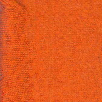 Echarpe mohair Mylène orange fabriquée en France