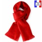 Echarpe mohair Mylène rouge fabriquée en France