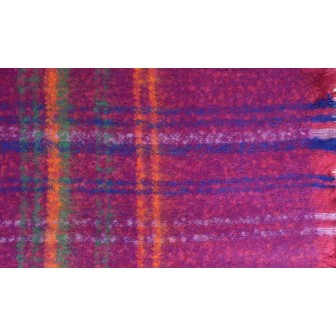 Châle mohair Maestro rose fabriqué en France