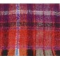 Echarpe mohair Mandarin rouge made in France
