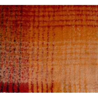 Echarpe mohair Margarita rouge made in France