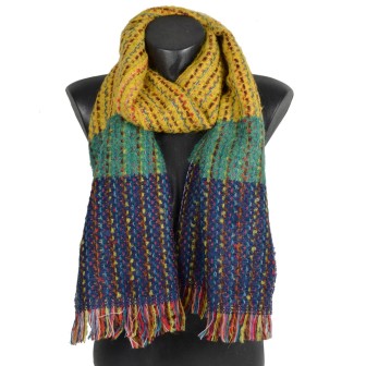 Echarpe Femme Neon jaune made in France