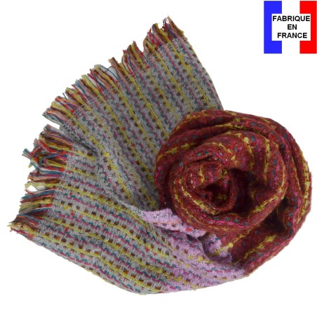 Echarpe Femme Neon bordeaux made in France