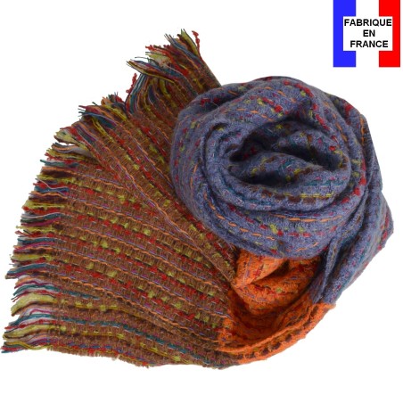 Echarpe Femme Neon mauve made in France