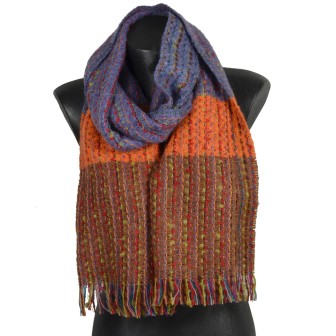 Echarpe Femme Neon mauve made in France