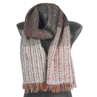 Echarpe Femme Neon noire made in France
