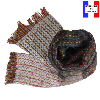 Echarpe Femme Neon noire made in France