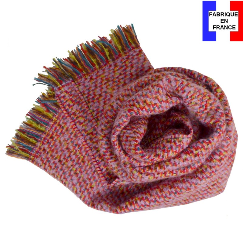 Echarpe Femme Naja rose made in France Echarpe Femme Naja rose made in France