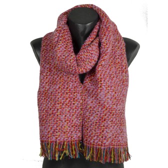 Echarpe Femme Naja rose made in France