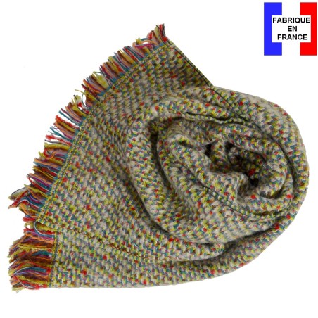 Echarpe Femme Naja verte made in France