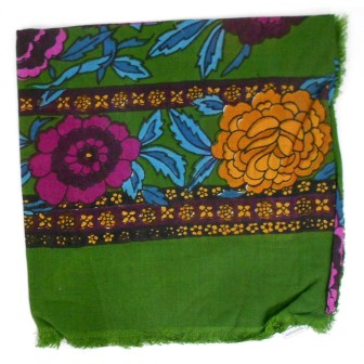 Cheche vert à fleurs